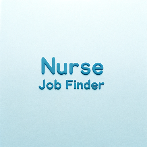 Nurse Job Finder on the GPT Store