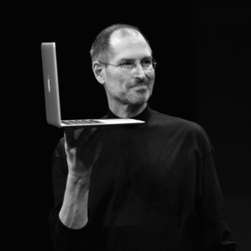 Deep talk with Steve Jobs logo