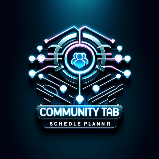 Community Tab Schedule Planner