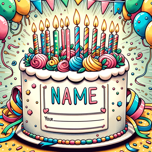 Birthday Cake With Name - Name Birthday Cakes