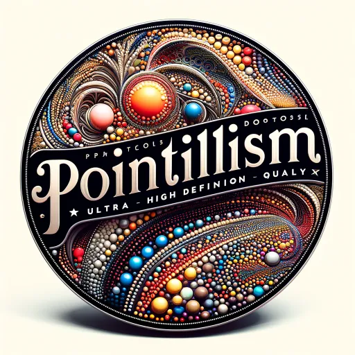 Masterful Dots: Pointillism Art Creation