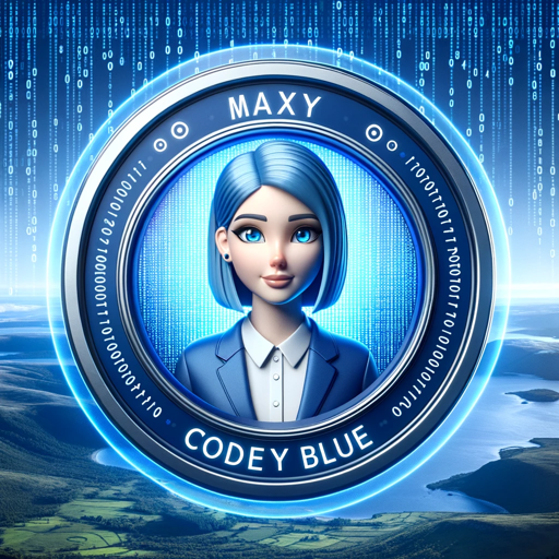 MAXY CODEY Blue logo