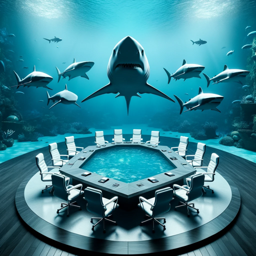 Shark Tank Boardroom on the GPT Store