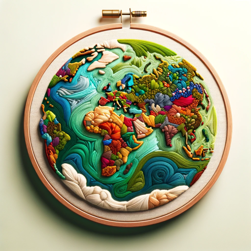 Embroidery Art Maps