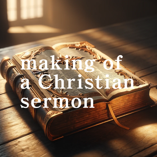 making of a Christian sermon(기독교 설교 만들기)