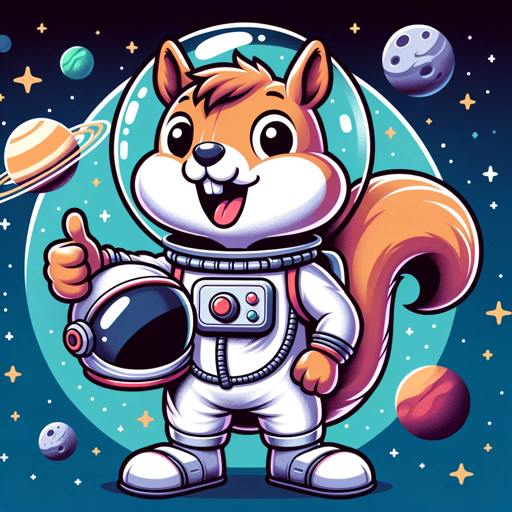 Cosmos Explorer Captain Squirrelnaut on the GPT Store