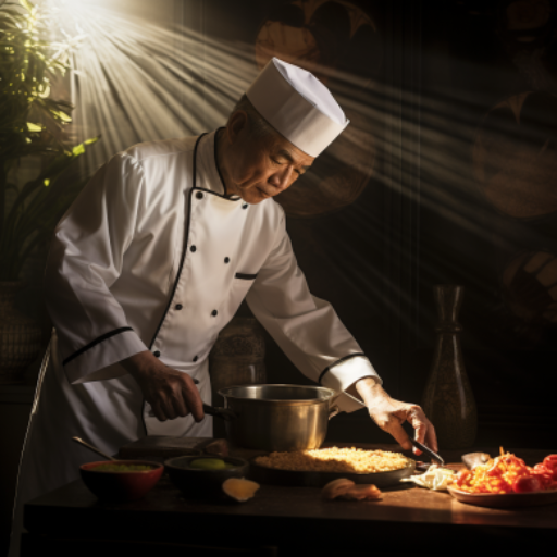 Japanese Food Chef : "Mr. Takashima"