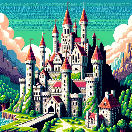 8-Bit Kingdoms, a text adventure game logo