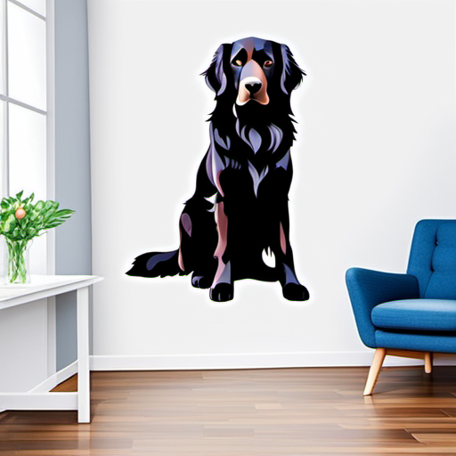 FLAT COATED RETRIEVER DOG