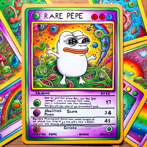 Rare Pepe Card Meme Creator logo