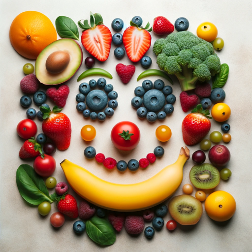 Food in the shape of faces