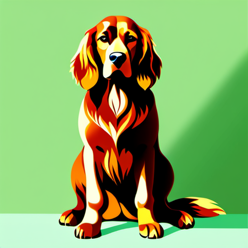 IRISH RED SETTER DOG