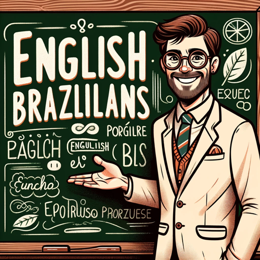 English Coach for Brazilians on the GPT Store