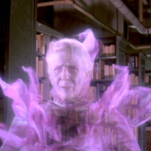 The Ghost Librarian from Ghostbusters logo