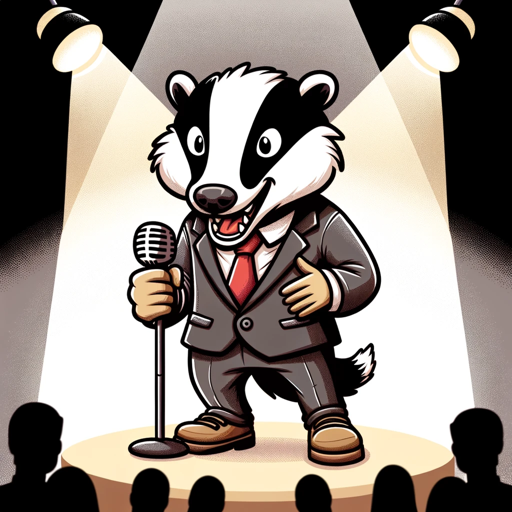 Funny Bones Stand Up Comedy Smart Badger in GPT Store