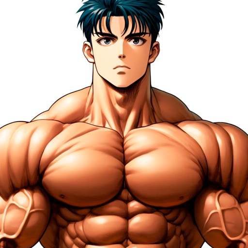 AI Muscle Motivation💪Manga & Anime Bodybuilder