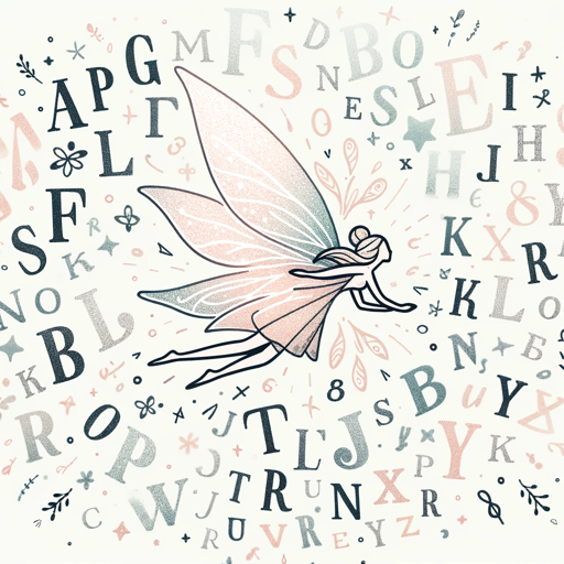 Flying Fairy Typography POD T-Shirt Design on the GPT Store