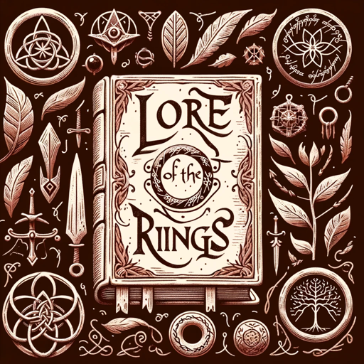 Gpts:Lore of the Rings GPT ico design by OpenAI