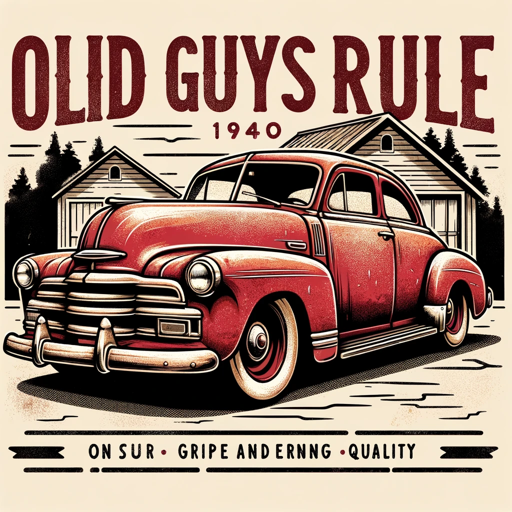 Old Guys Rule Customs