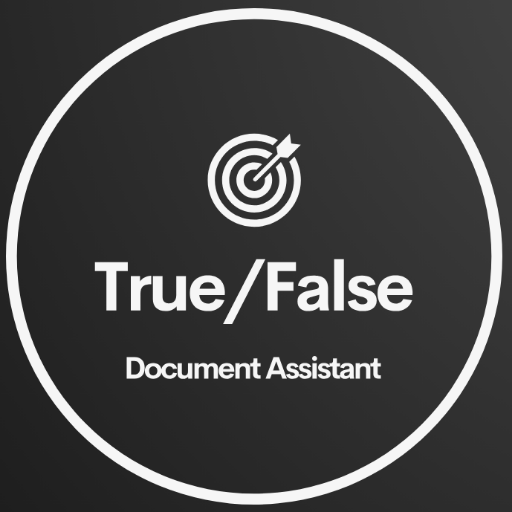 True/False - Document Assistant in GPT Store