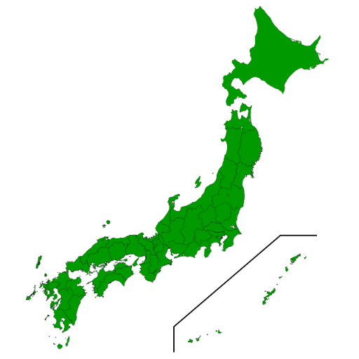 日本地図作成