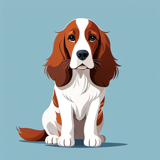 IRISH RED AND WHITE SETTER DOG