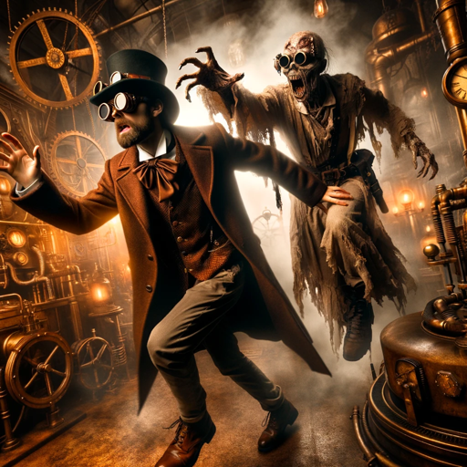 Steampunk Zombies, a text adventure game