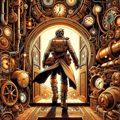 Steampunk Time Travellers, a text adventure game