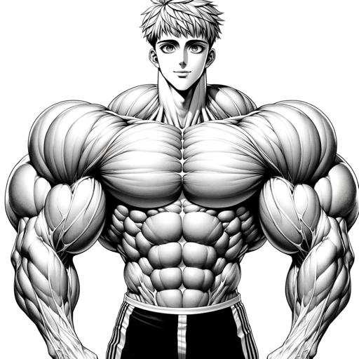AI Muscle Motivation💪Manga & Anime Bodybuilder EX