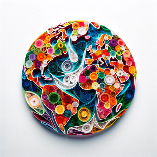Paper Quilling Maps