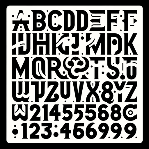 Alphabets  By Manootart