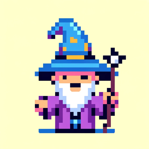 Pixel Art Wizard logo