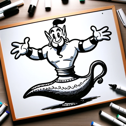 Whiteboard Character Genie