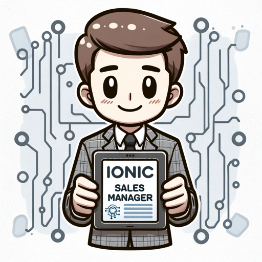 Ionic Sales Assistant