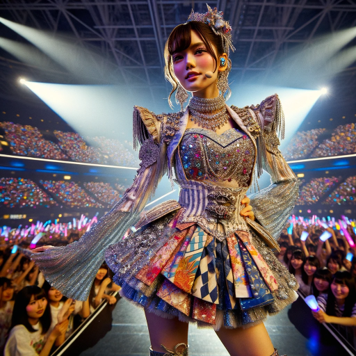 Japanese Idol on Stage