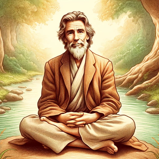 Zen Wisdom with Alan Watts: Philosophical Guide logo