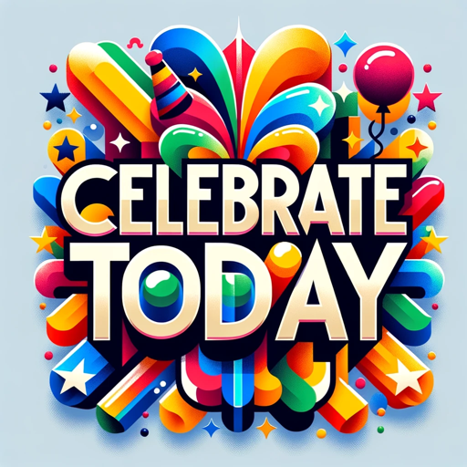 Celebrate Today ChatGPT by KeepCreatingFun.com