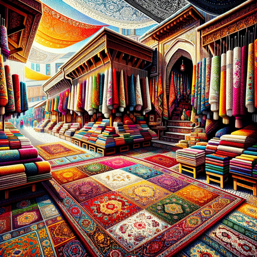 Vendedor de alfombras ambulante