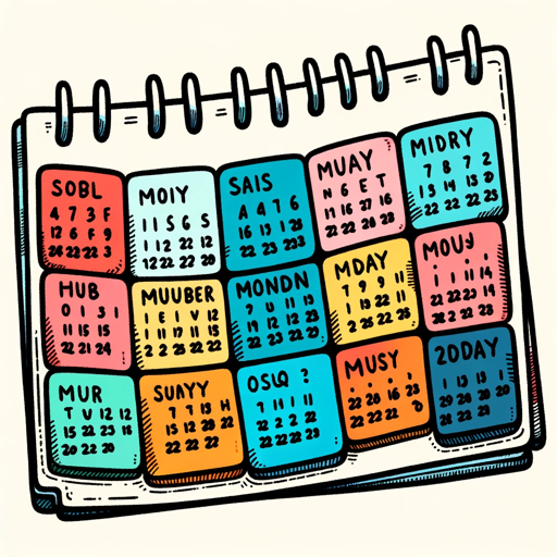 Weekday Calendar